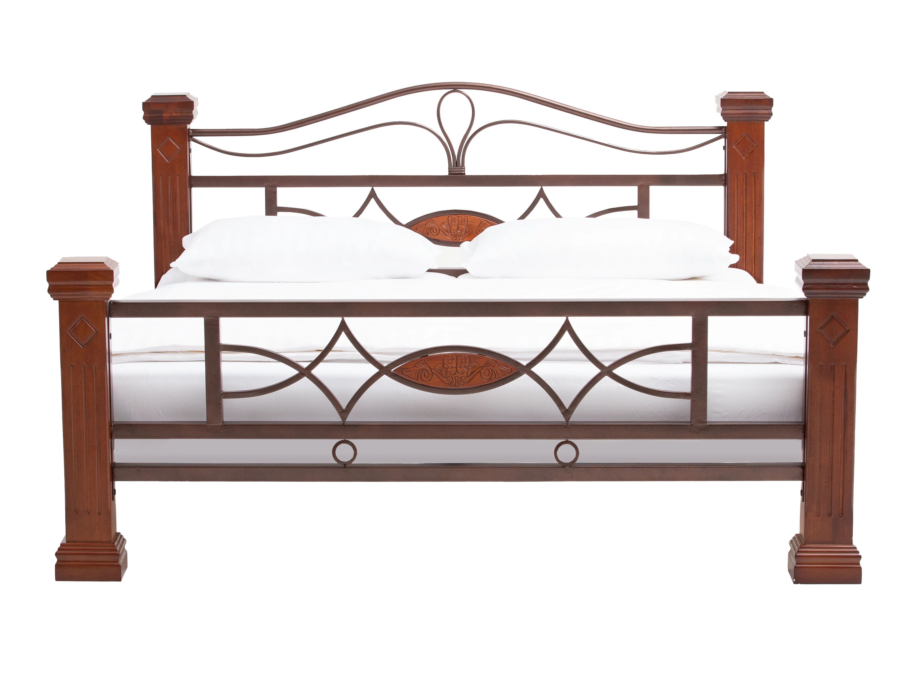 Bett Byzanz 200x200 braun