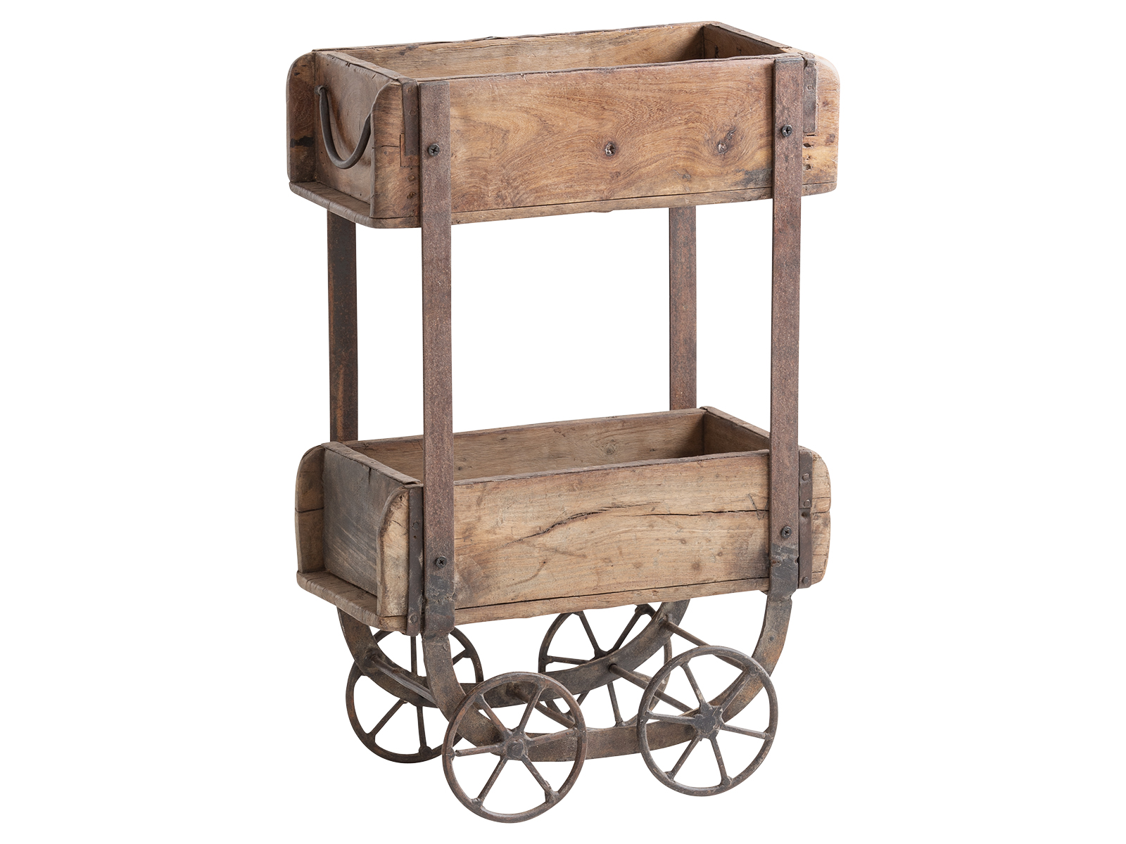 Marktwagen Ziegelform 2 Etagen