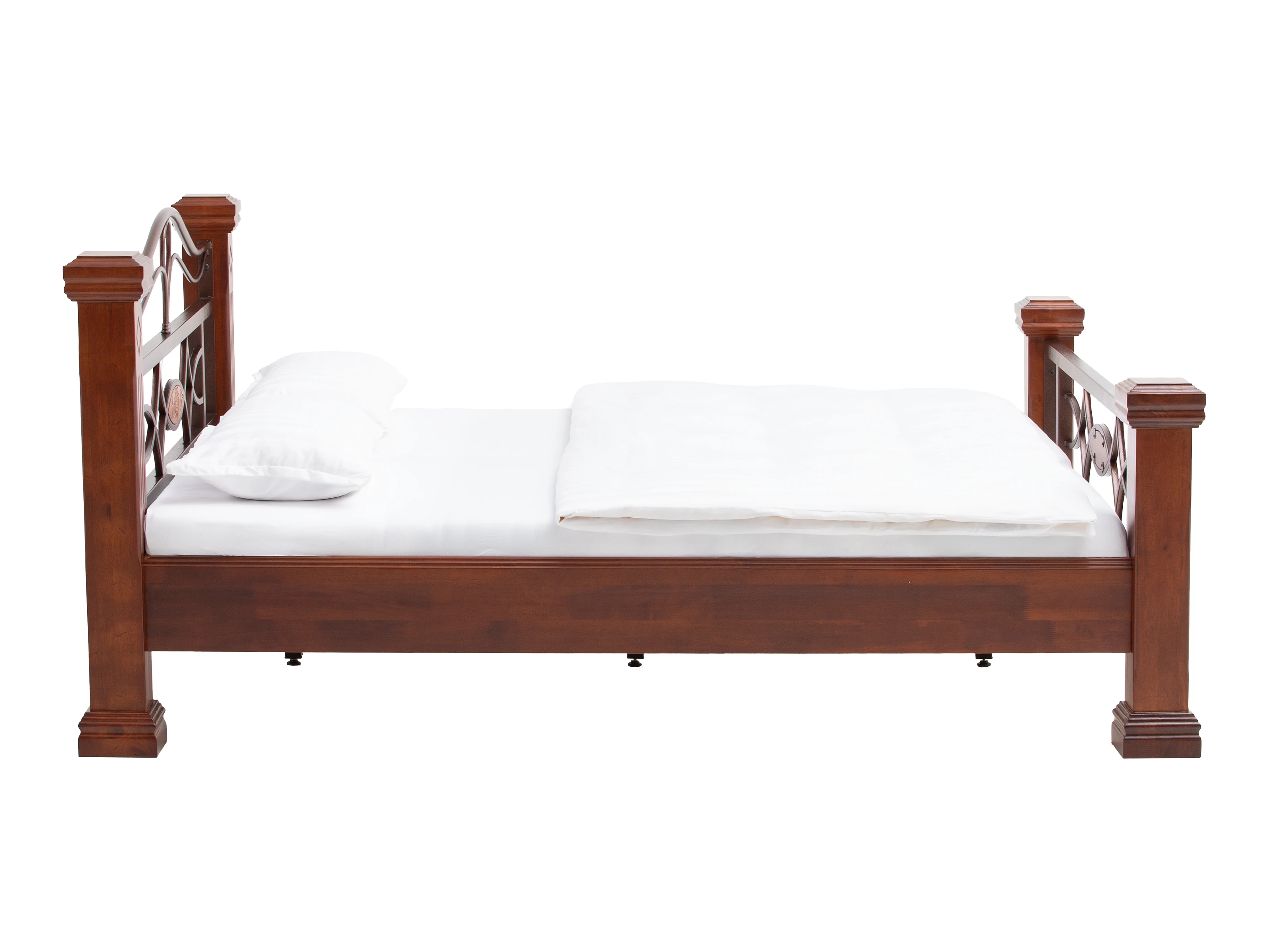 Bett Byzanz 200x200 braun