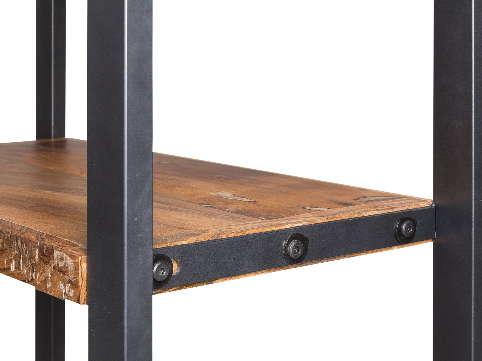 Bücherregal Wakefield  Holz - recyceltes Hartholz 80x185x40 Detailbild