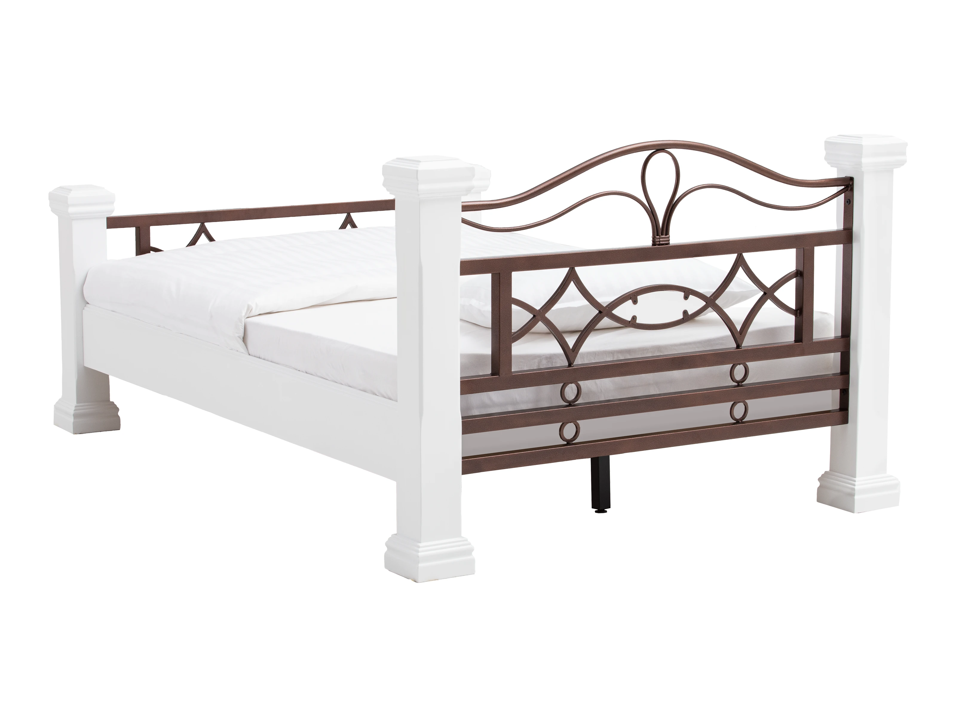 Bett Byzanz 200x200 weiß