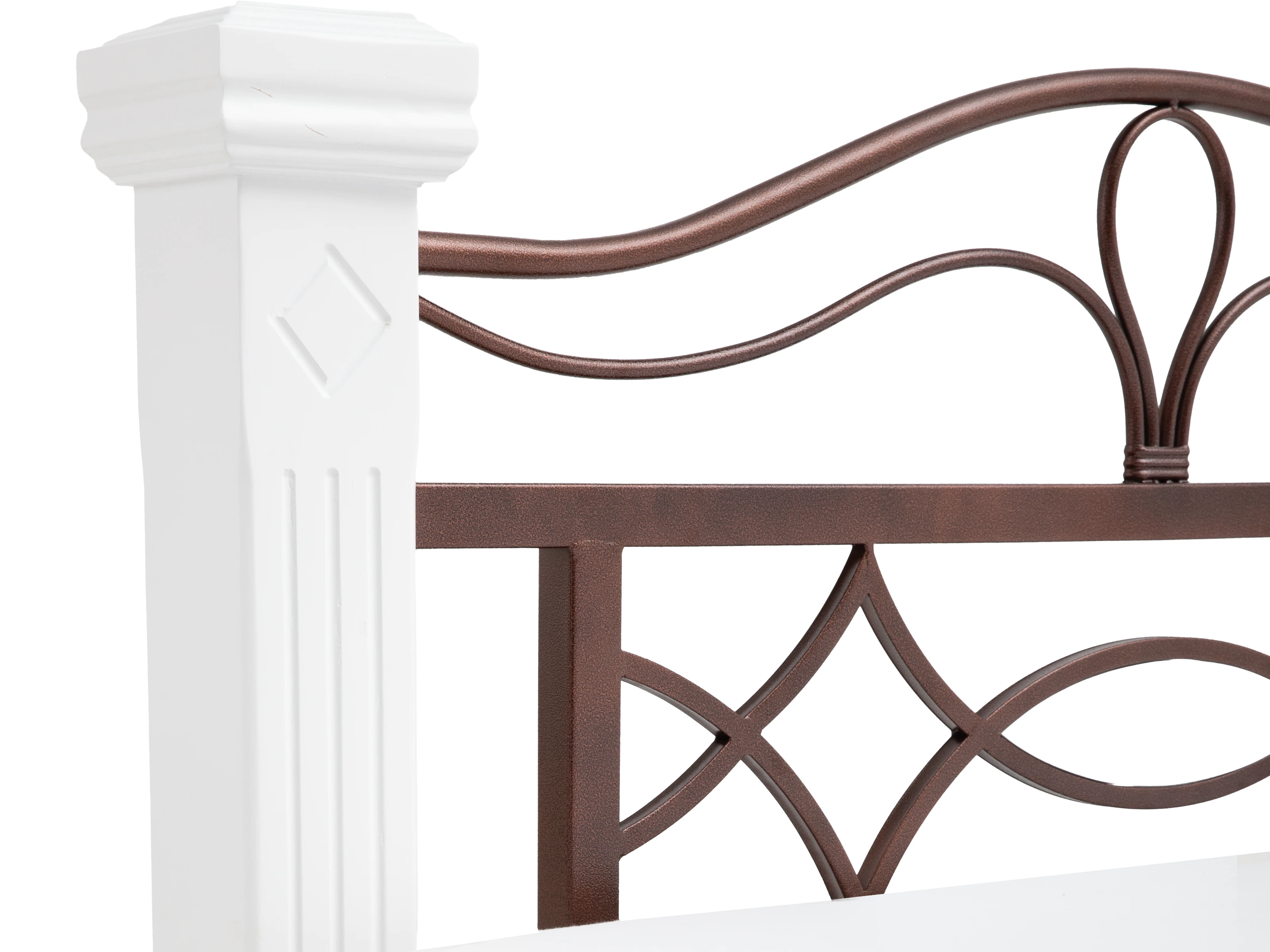 Bett Byzanz 200x200 weiß