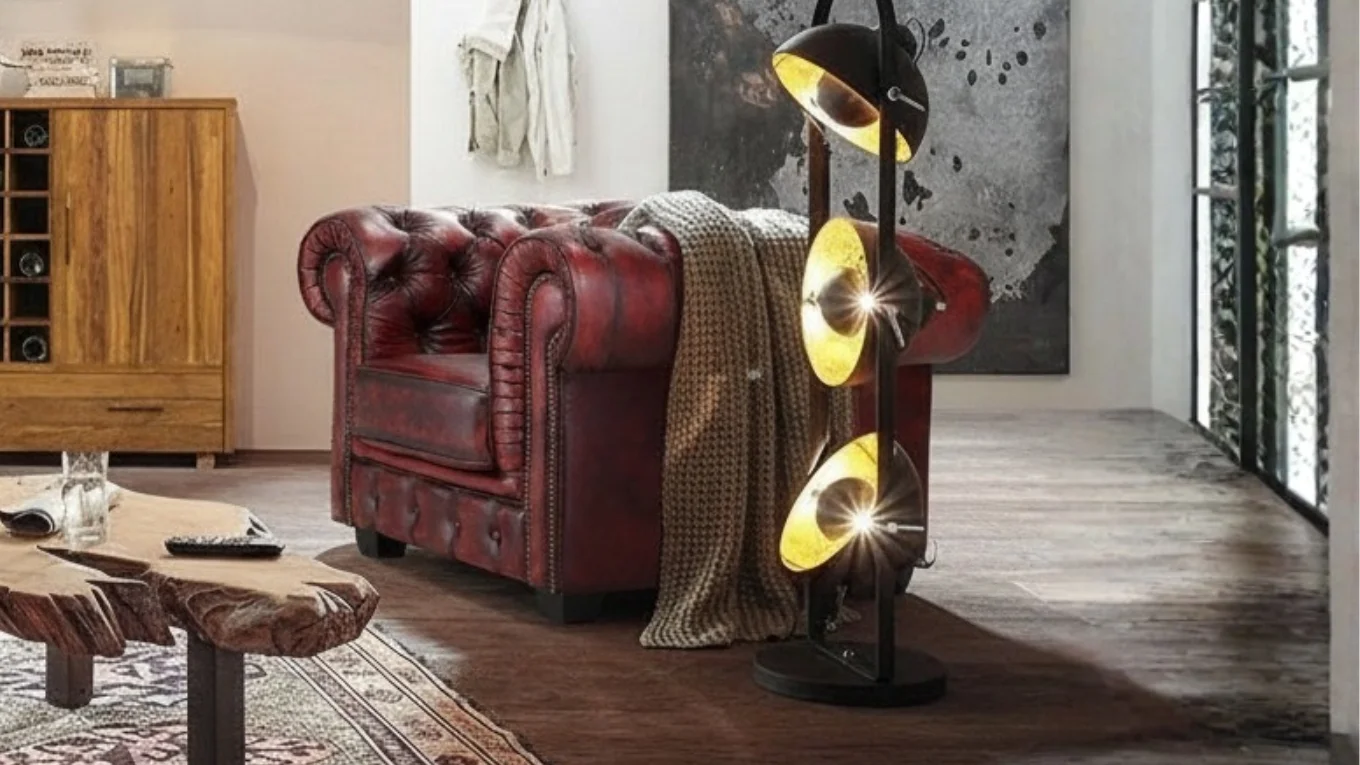 Klassischer Club-Sessel, gepolsterter Armlehnensessel im traditionellen Design – gemütlich und zeitlos