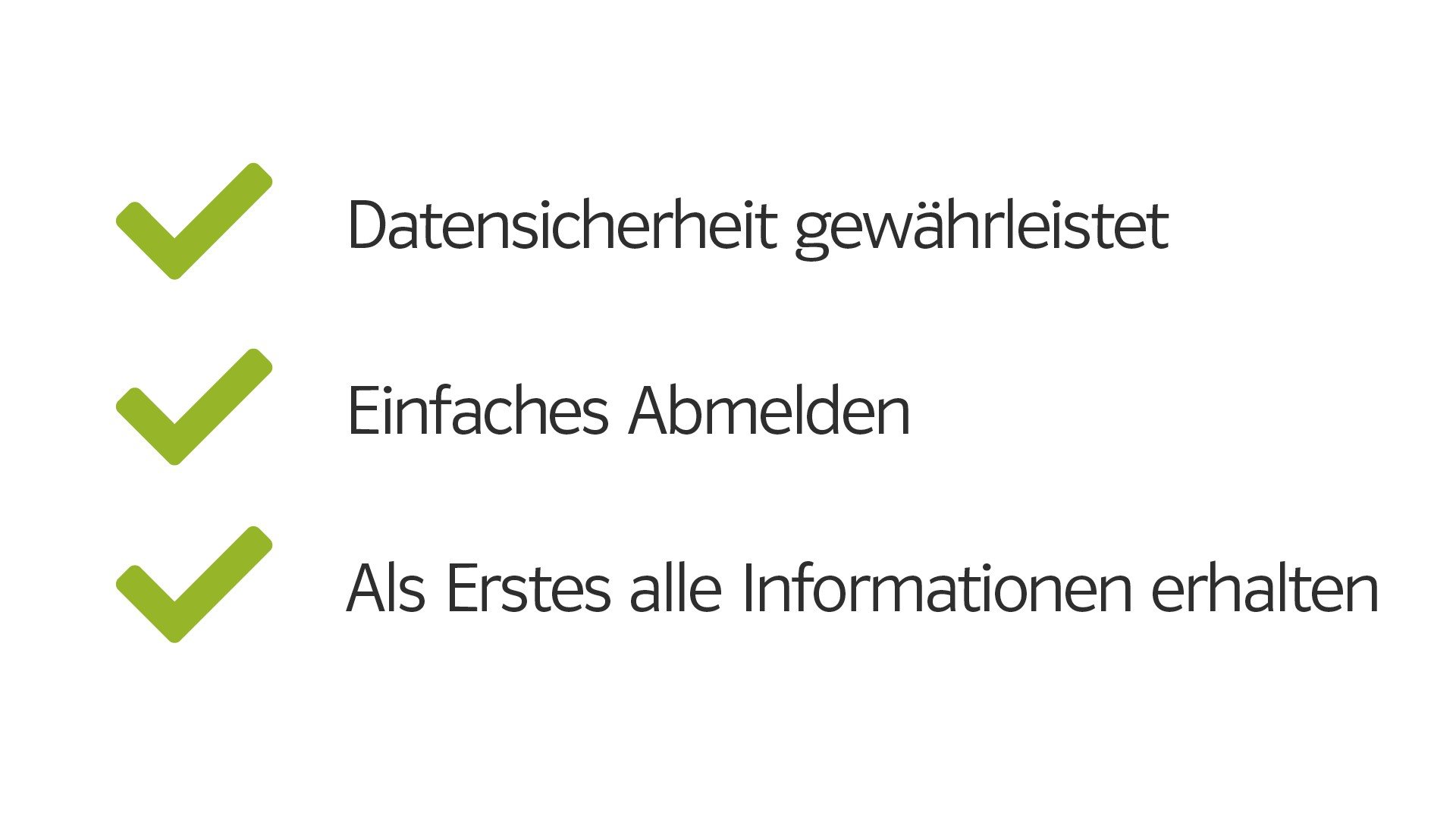 Newsletter-Banner 'Vorteile' von WoodKings mit Holztextur, grünen Akzenten und Icons zu Möbelvorteilen und Nachhaltigkeit