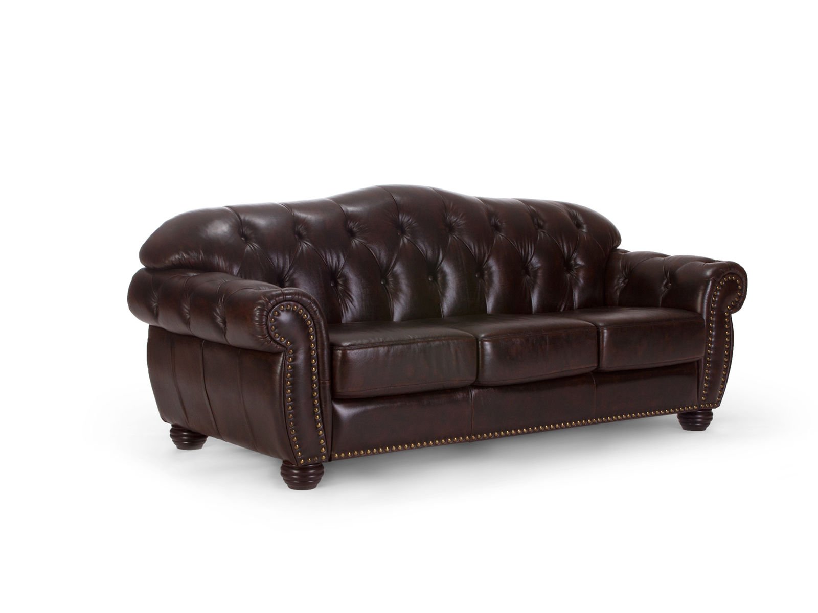 Sofa Chesterfield Hereford 3-Sitzer Echtleder