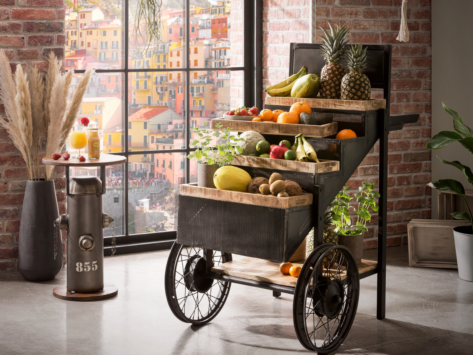 Konsolentisch Marktwagen Leeds